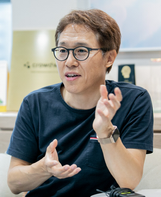 박민우 크라우드웍스대표이사 D파이오니어 인터뷰. 이슬기기자 9904sul@